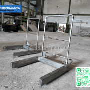 รถเข็นตะกร้าสแตนเลส สำหรับโรงงานอาหารและอุตสาหกรรม