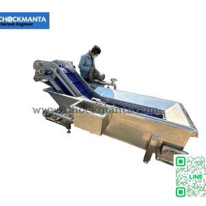 เครื่องล้างผักกาดดอง อุตสาหกรรม 2 ตัน/ชม. ระบบ Bubble สแตนเลส Food Grade | Chockmanta