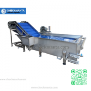 เครื่องล้างมะม่วง Washer Conveyor กำลังผลิต 3-5 ตันต่อชั่วโมง ผลิตโดย CMT