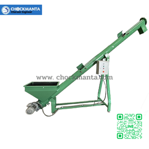 Screw Conveyor เหล็ก สำหรับลำเลียงเศษพลาสติก ผลิตโดย CMT